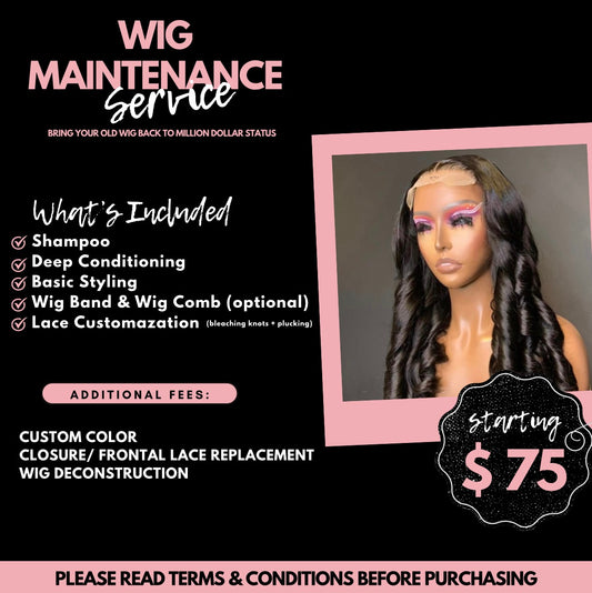 WIG MAINTENANCE SERVICE